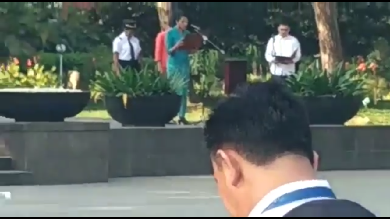 Doa Kristiani Saat Upacara Kesaktian Pancasila di Garuda Indonesia Grup Bikin Heboh